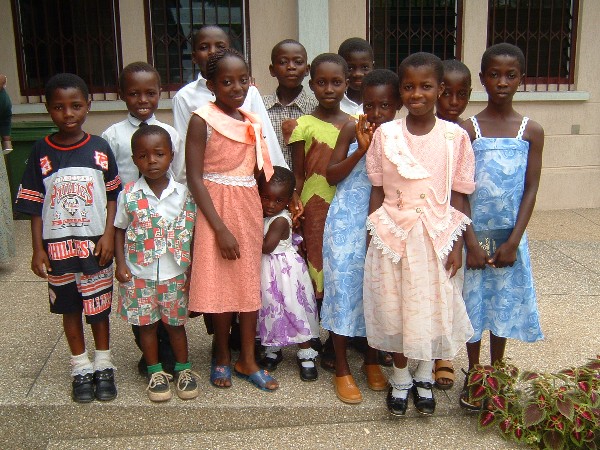 Primary Children at Asamankanse Branch