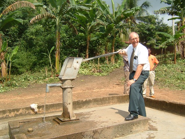 Elder Armstrong's well strikes water!