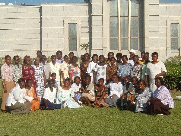 Kumasi Relief Society Temple Trip